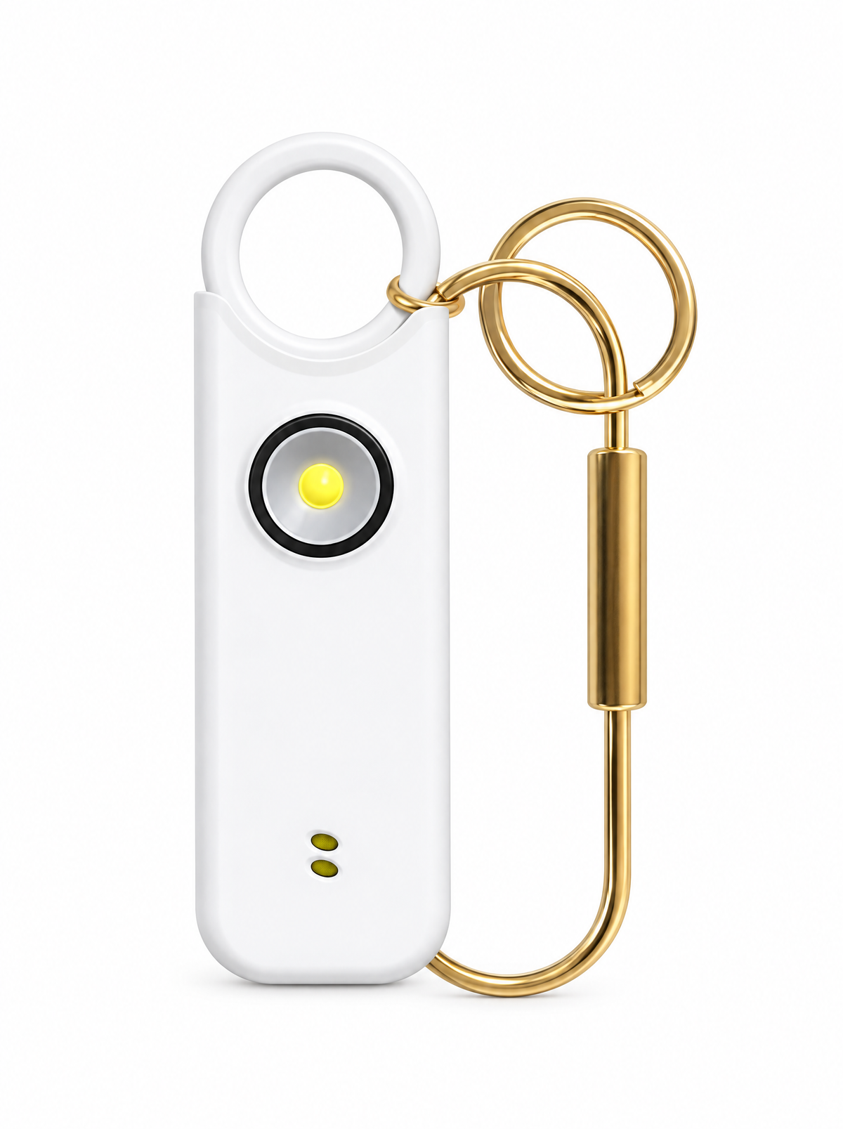 SafeRuf Taschenalarm – 135 dB Personenalarm am Schlüsselanhänger, wiederaufladbar